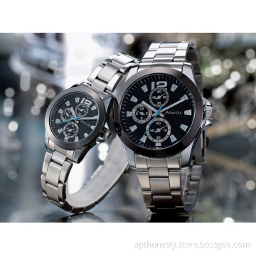 Fine Steel Couples Quartz Watch Apt-W0820